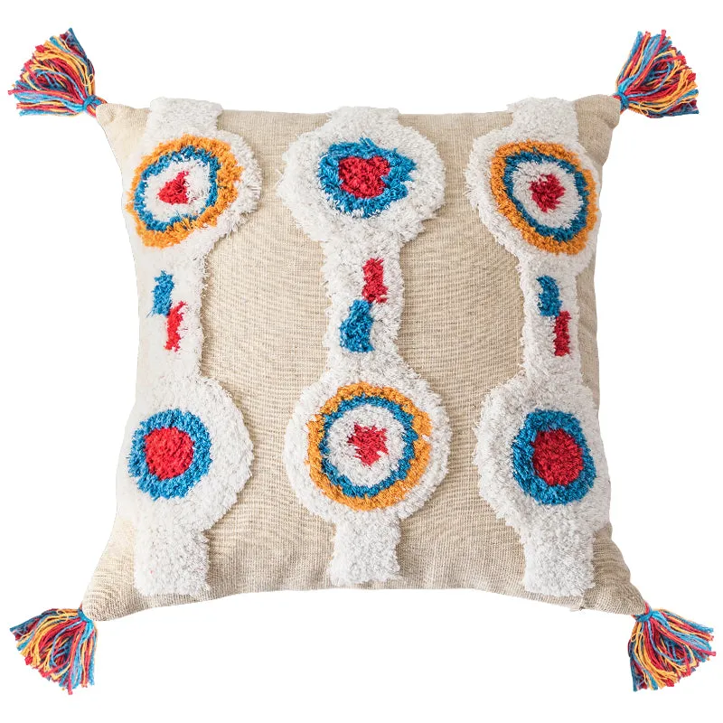 Tenzin Colorful Modern Tribal Throw Cushions