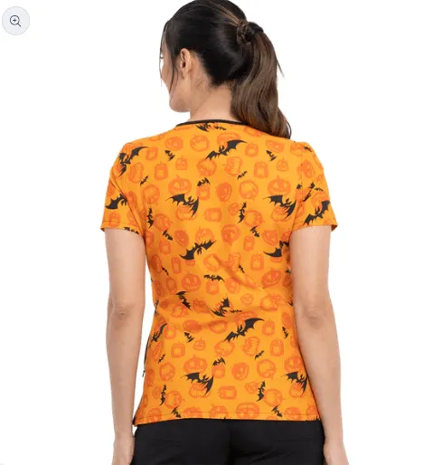 Tooniforms Disney V Neck Scrub Top Nightmare Before Christmas TF690NCHJ