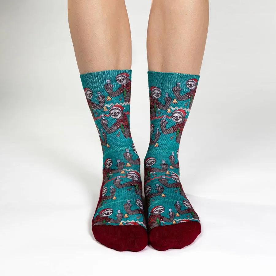 Unisex Christmas Sloths Socks