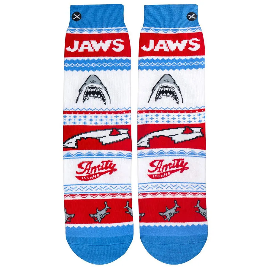 Unisex Jaws Christmas Jumper Socks