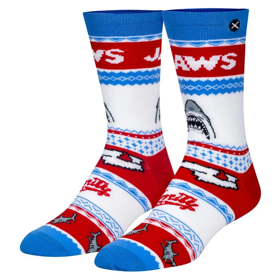 Unisex Jaws Christmas Jumper Socks