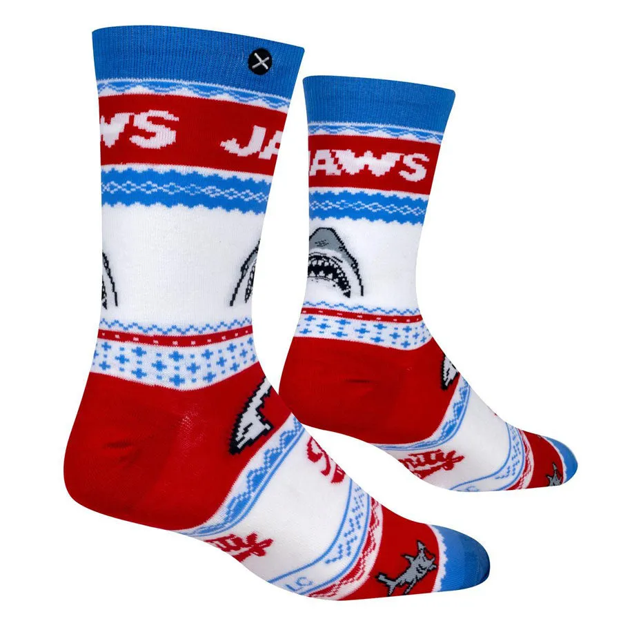 Unisex Jaws Christmas Jumper Socks