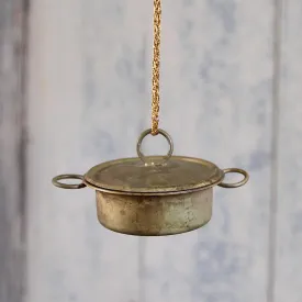 Victorian Brass Saucepan Decoration