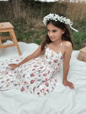 White Babys Breath Flower Crown