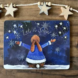 XMT01 Let It Snow Placemat