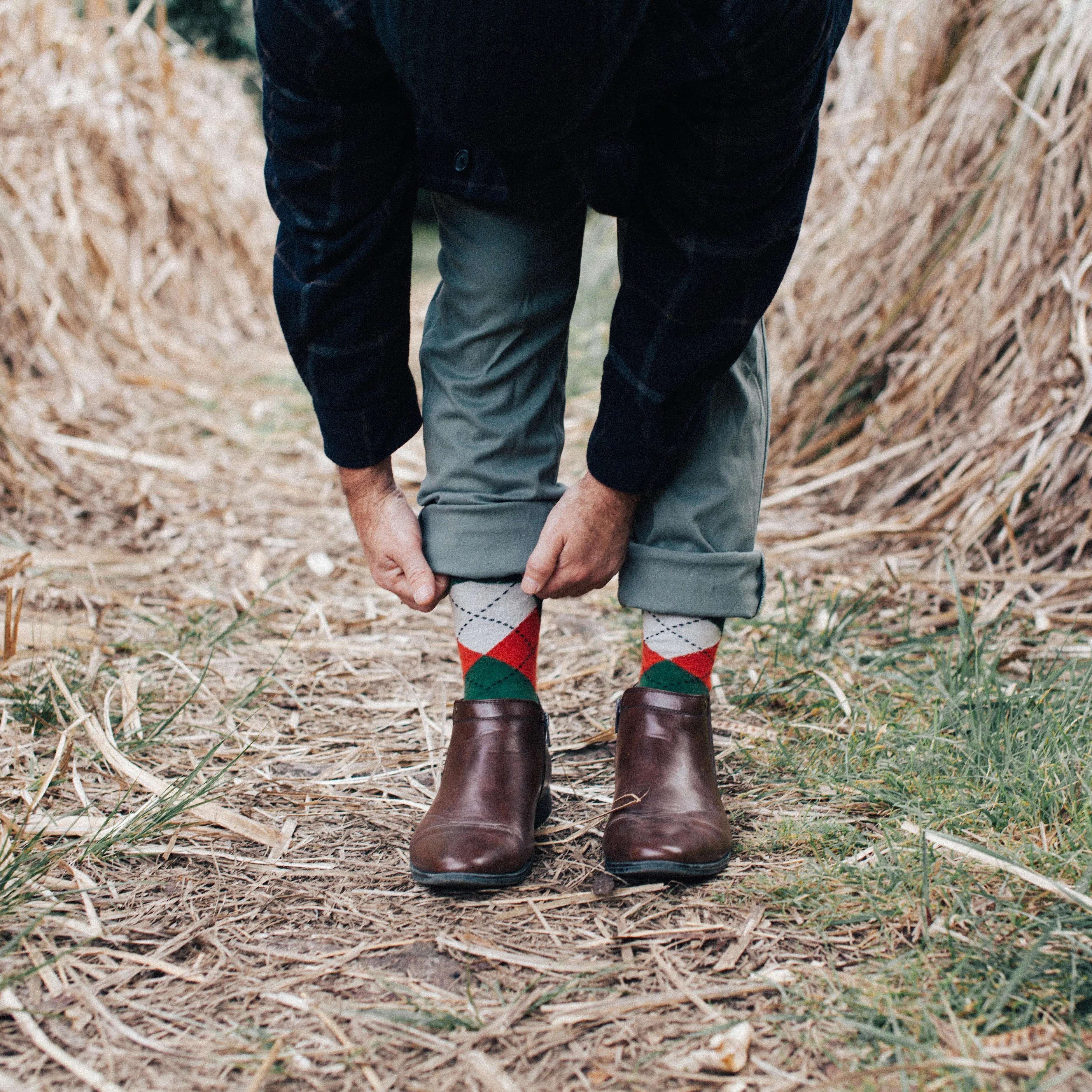 Yule Merino Socks (NB - 2 years)